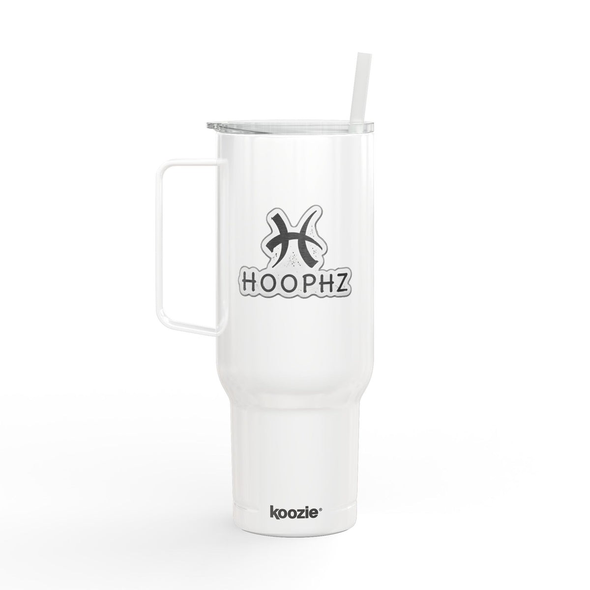 HOOPHZ Signature 40oz Engraved Basketball Tumbler