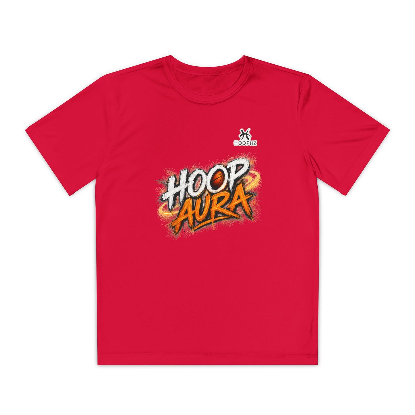 HOOP AURA Youth Basketball Performance T-Shirt