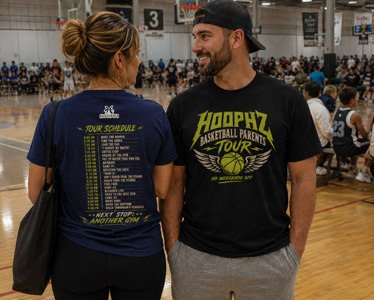 HOOPHZ Basketball Parents Tour T‑Shirt