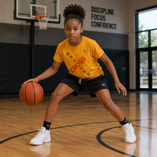 CROSS OVER Youth Basketball T-shirt