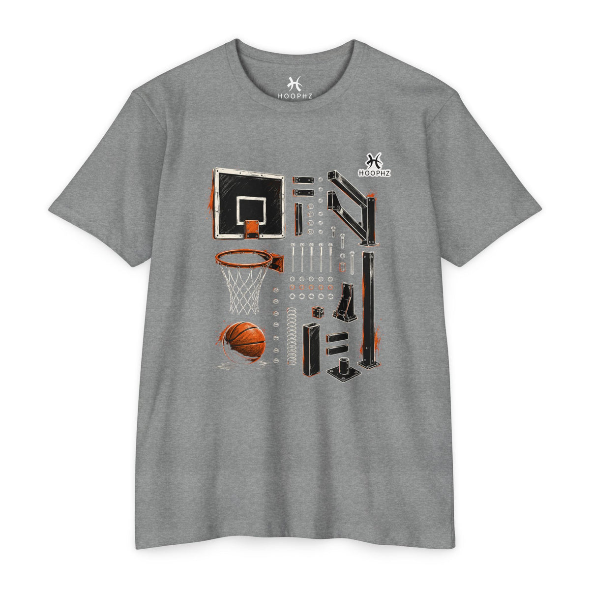 HOOP ANATOMY Basketball T-Shirt