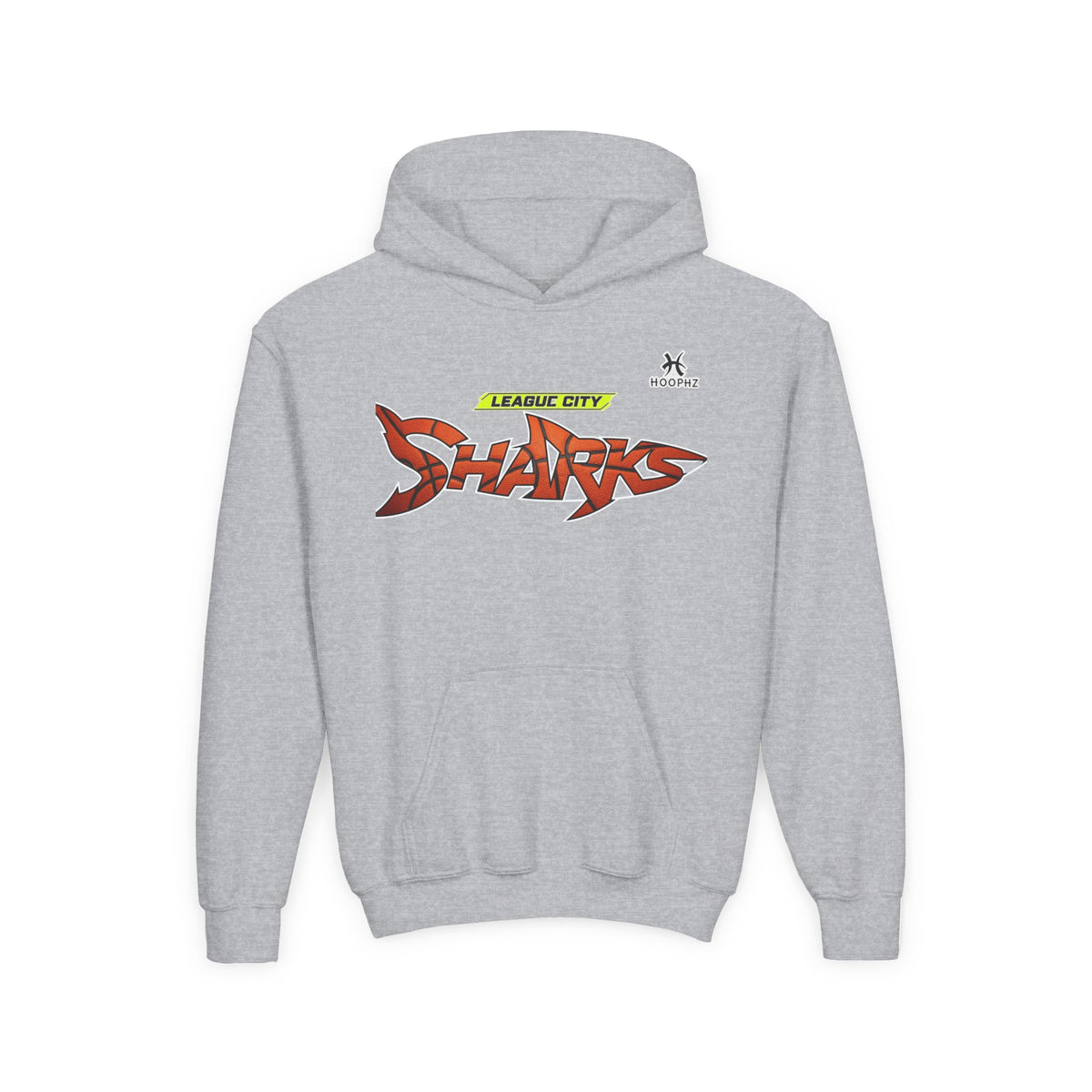 League City Sharks Youth Basketball Hoodie – Shark Pressure