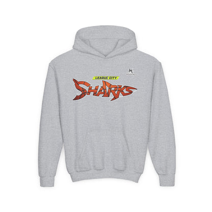 League City Sharks Youth Basketball Hoodie – Shark Pressure