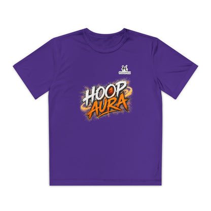 HOOP AURA Youth Basketball Performance T-Shirt