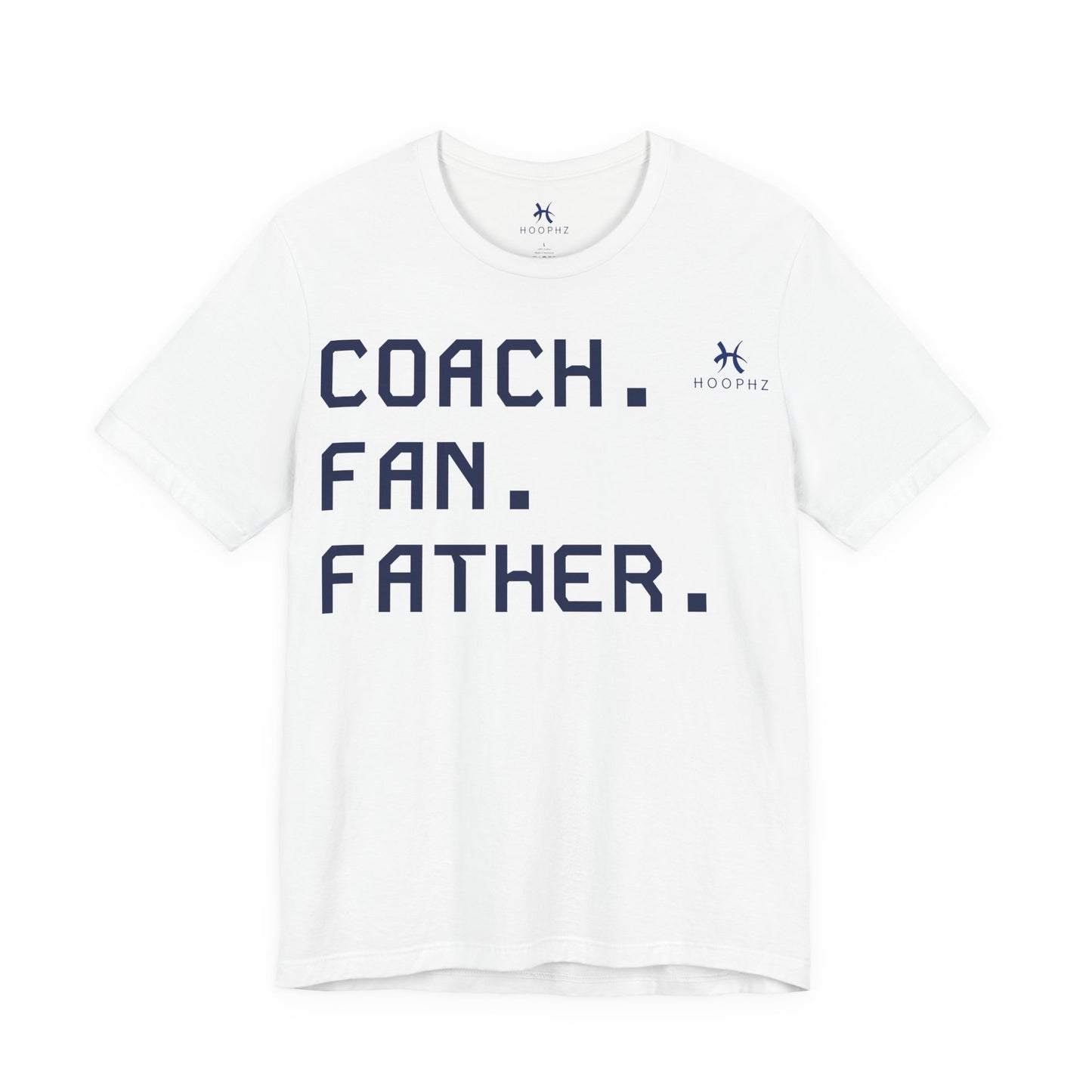 Coach. Fan. Father. Basketball Dad T-Shirt