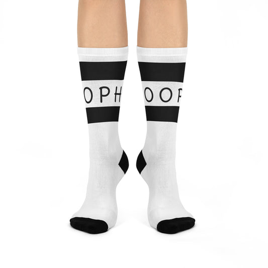 COURT STRIPE Cushioned Basketball Crew Socks