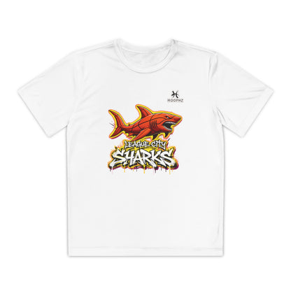 League City Sharks Youth Performance Basketball T-Shirt – Fear the Fin