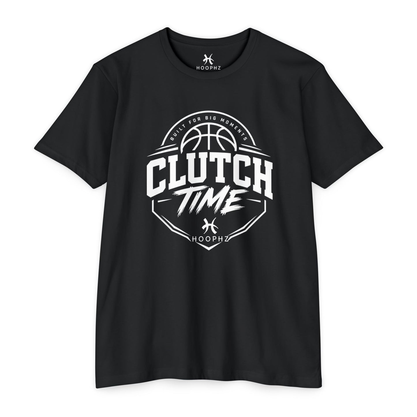 CLUTCH TIME Basketball Graphic T-Shirt
