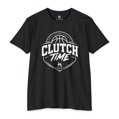 CLUTCH TIME Basketball Graphic T-Shirt