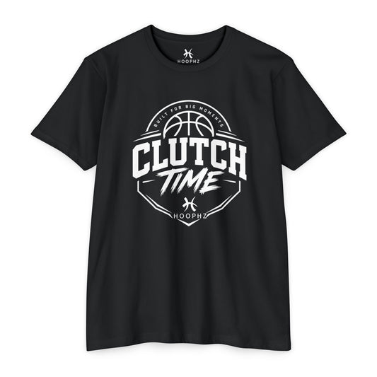 CLUTCH TIME Basketball Graphic T-Shirt