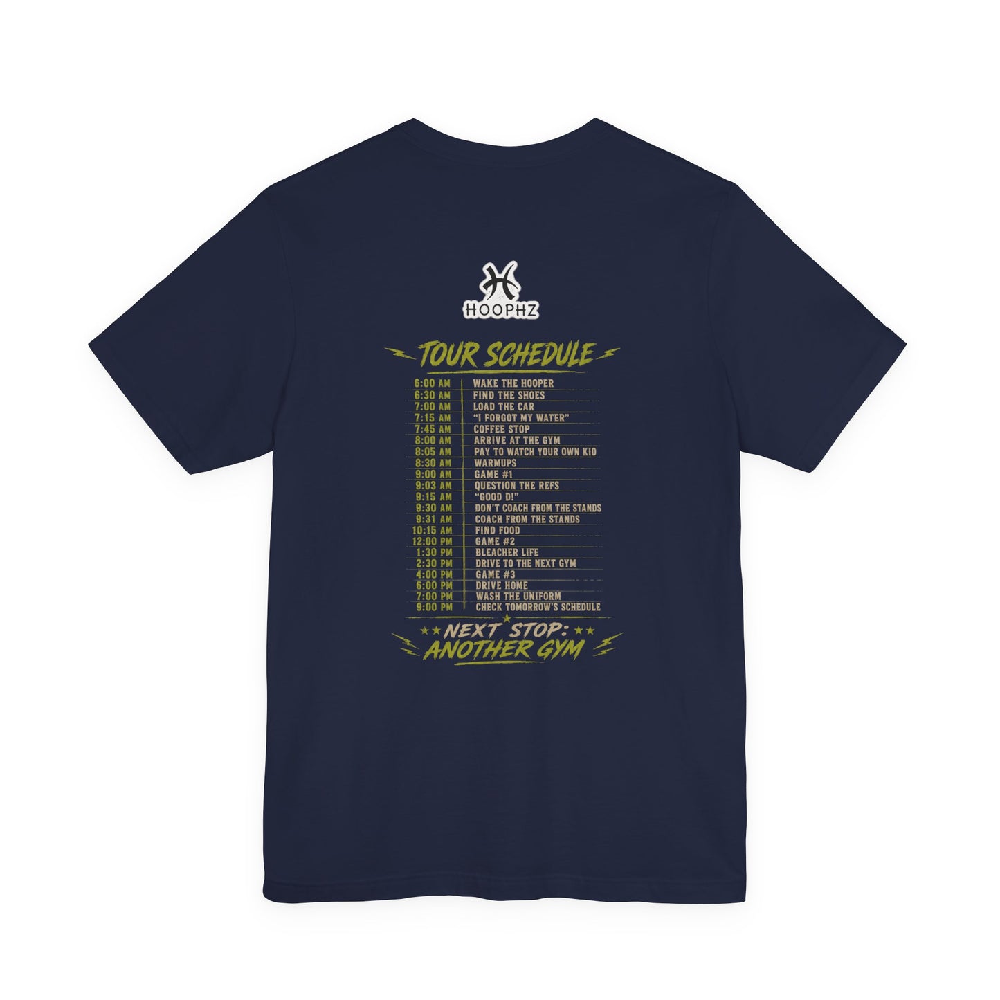 HOOPHZ Basketball Parents Tour T‑Shirt