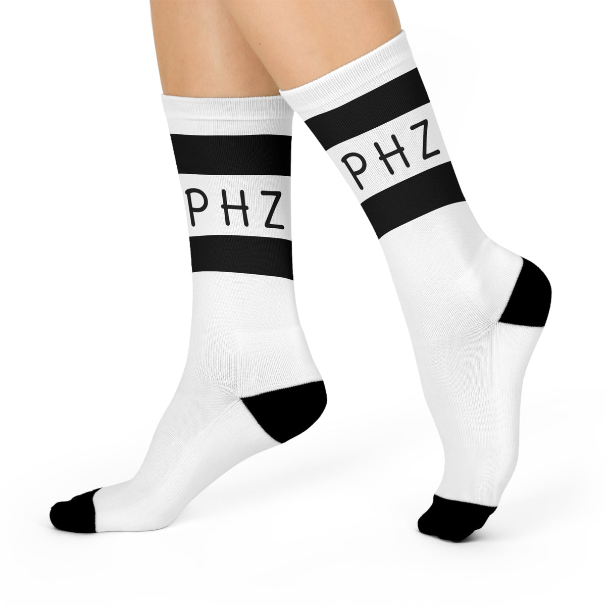 COURT STRIPE Cushioned Basketball Crew Socks