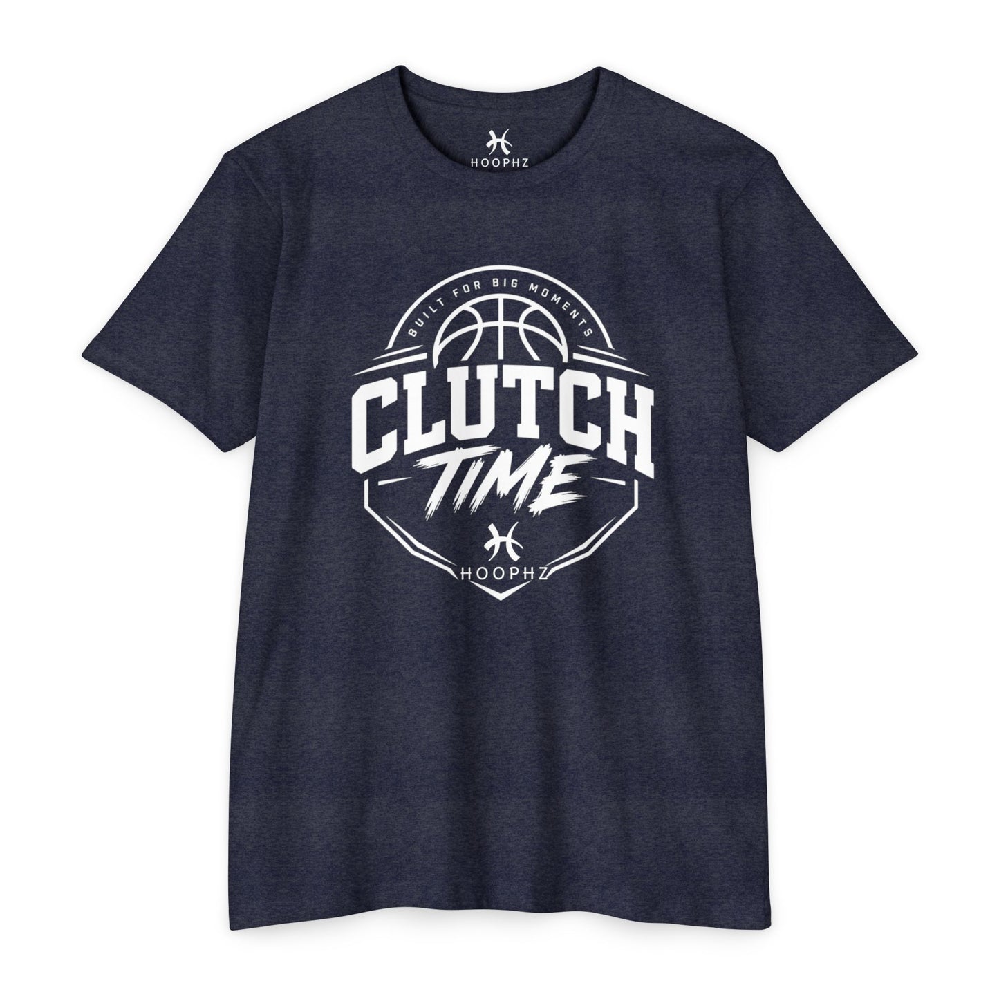 CLUTCH TIME Basketball Graphic T-Shirt