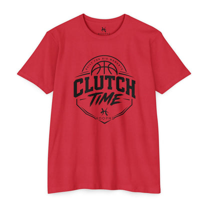 CLUTCH TIME Basketball Graphic T-Shirt