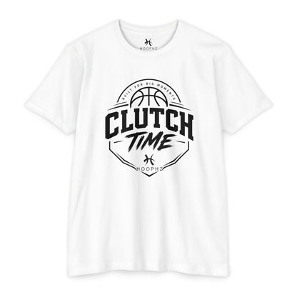 CLUTCH TIME Basketball Graphic T-Shirt