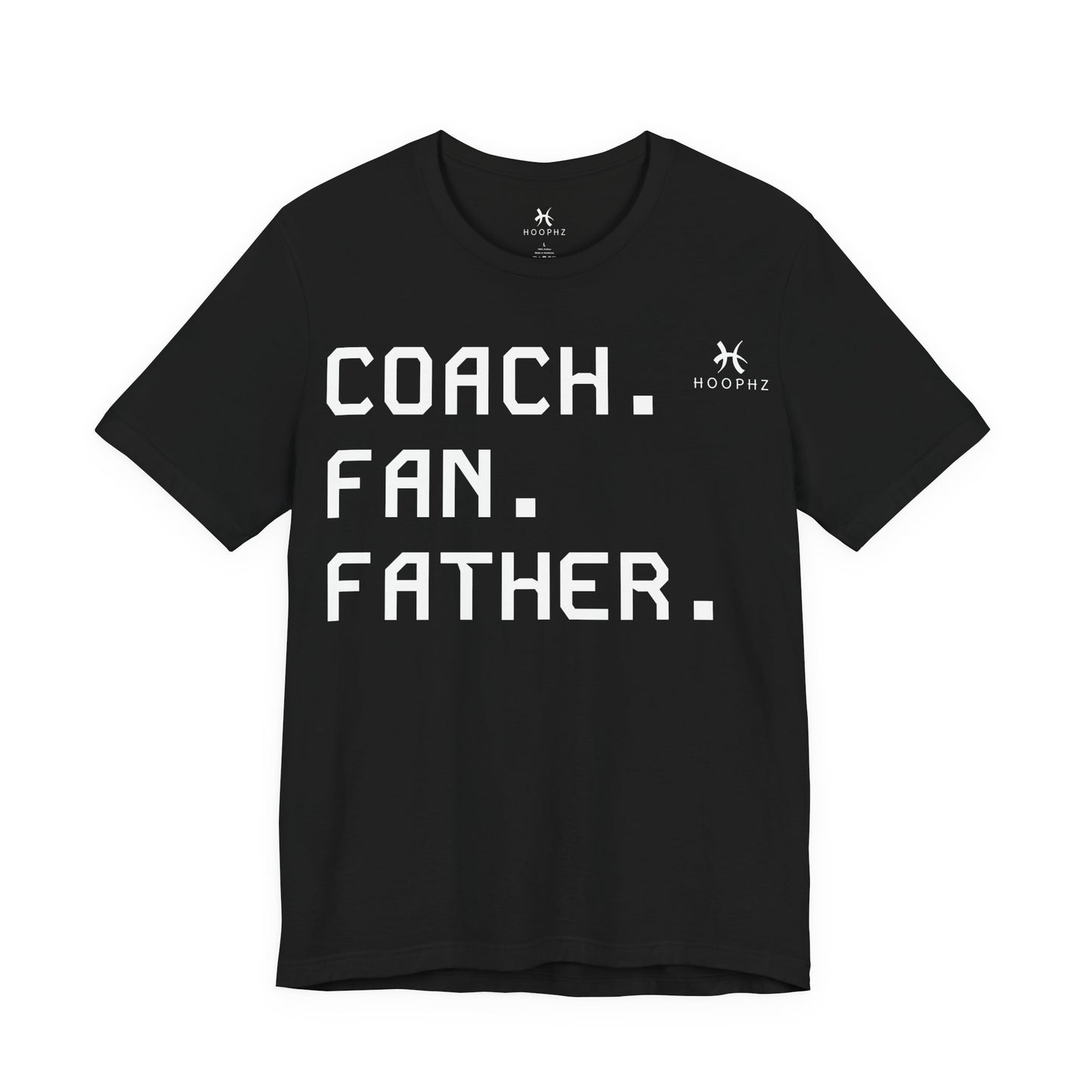 Coach. Fan. Father. Basketball Dad T-Shirt