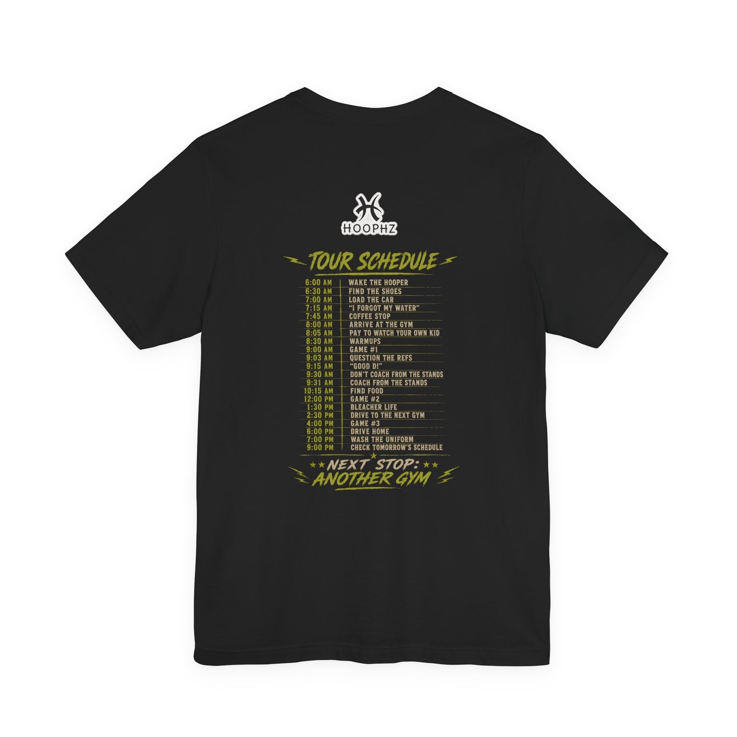 HOOPHZ Basketball Parents Tour T‑Shirt