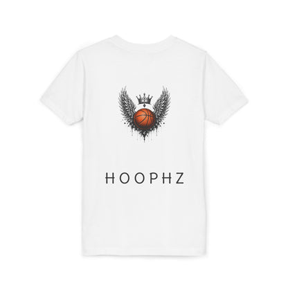 CROWNED WINGS Youth Basketball T-Shirt