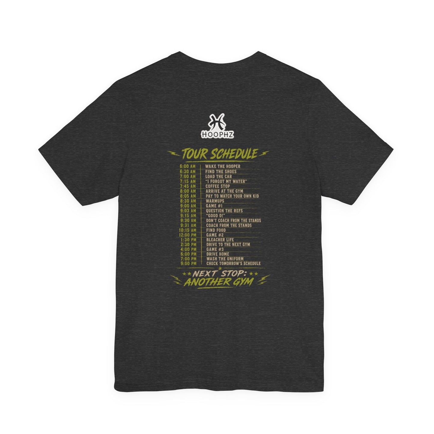 HOOPHZ Basketball Parents Tour T‑Shirt