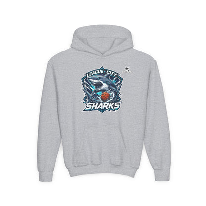 League City Sharks Youth Basketball Hoodie – Shark Mode