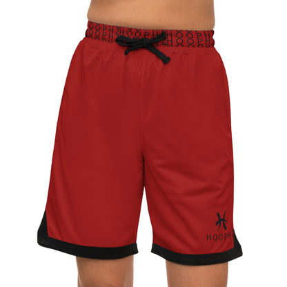 HOOPHZ Signature Basketball Shorts — Red
