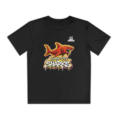 League City Sharks Youth Performance Basketball T-Shirt – Fear the Fin