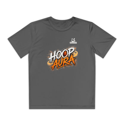 HOOP AURA Youth Basketball Performance T-Shirt
