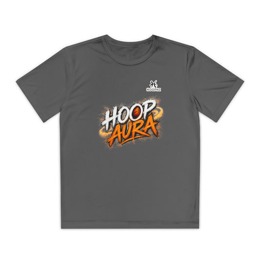 HOOP AURA Youth Basketball Performance T-Shirt