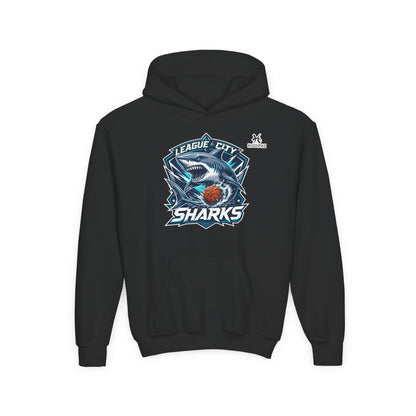 League City Sharks Youth Basketball Hoodie – Shark Mode
