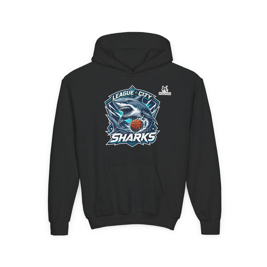 League City Sharks Youth Basketball Hoodie – Shark Mode