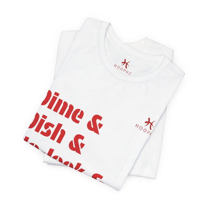 Dime & Dish & No-look & Alley-oop Basketball T-shirt
