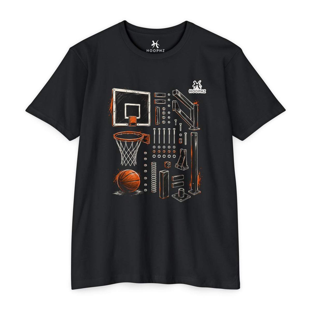 HOOP ANATOMY Basketball T-Shirt