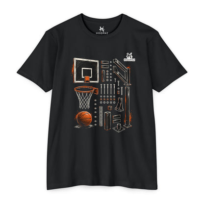 HOOP ANATOMY Basketball T-Shirt
