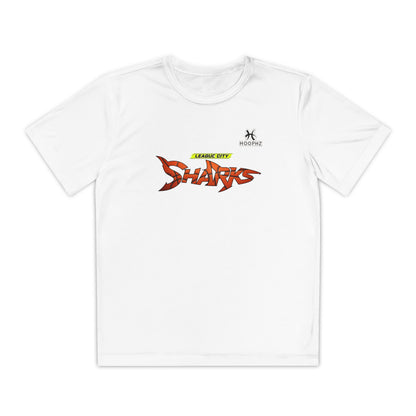 League City Sharks Youth Performance Basketball T-Shirt – Shark Pressure