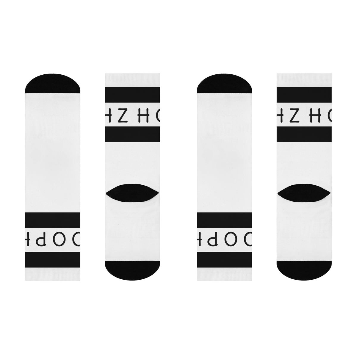 COURT STRIPE Cushioned Basketball Crew Socks