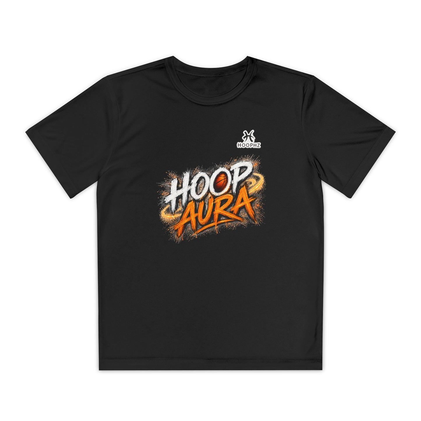 HOOP AURA Youth Basketball Performance T-Shirt