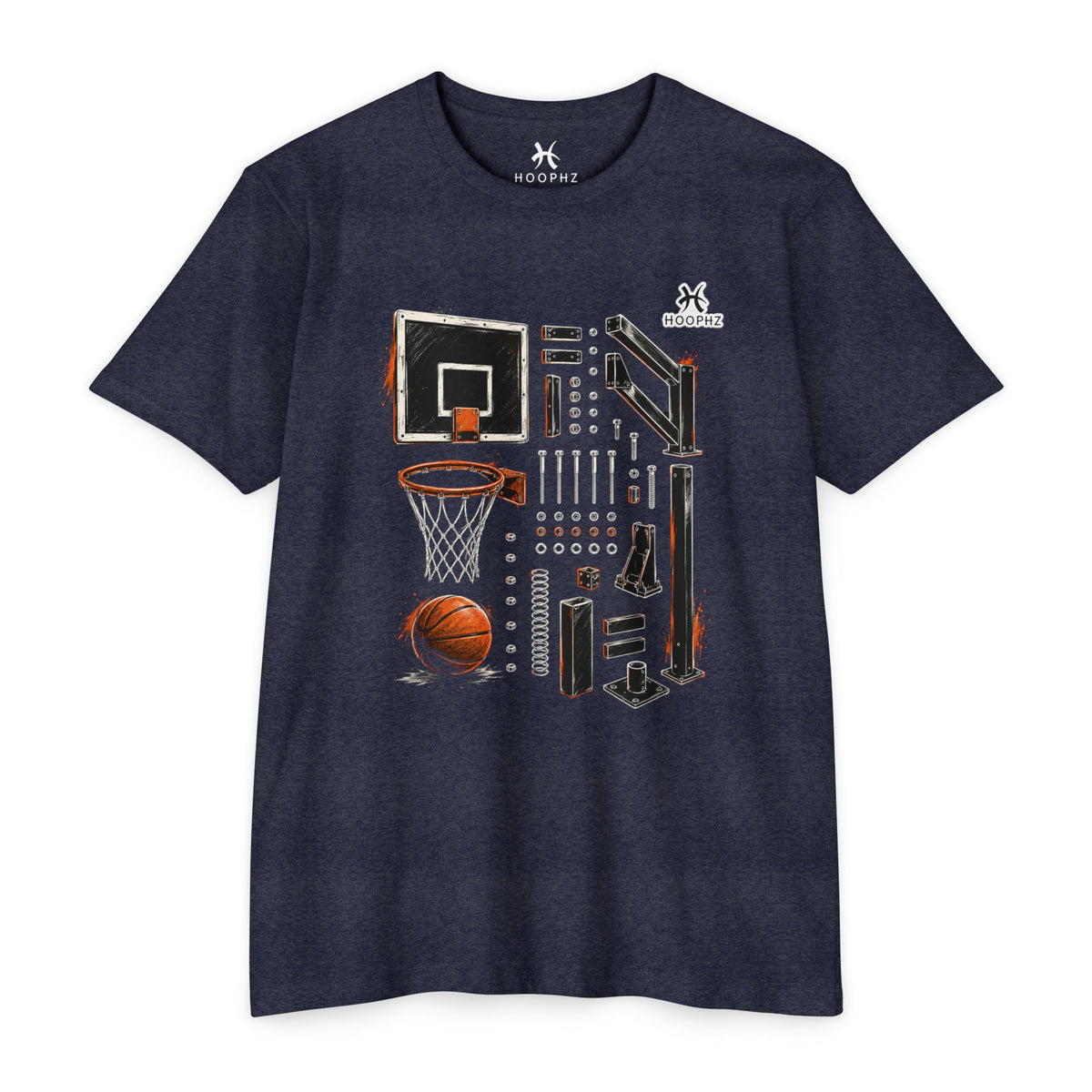HOOP ANATOMY Basketball T-Shirt