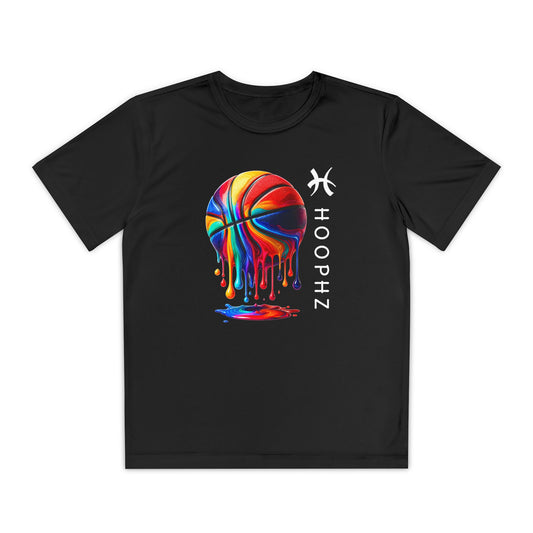 BASKETBALL DRIP Youth Performance T-Shirt