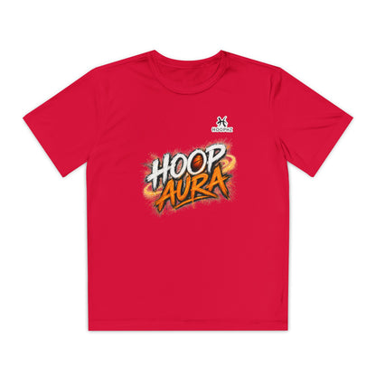 HOOP AURA Youth Basketball Performance T-Shirt