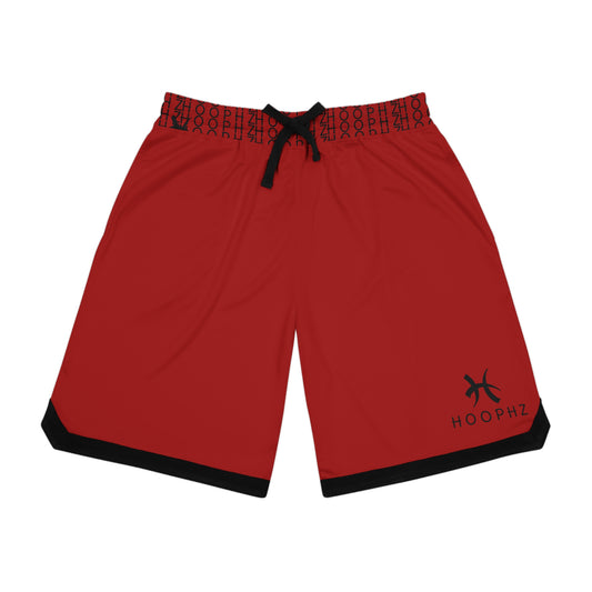HOOPHZ Signature Basketball Shorts — Red