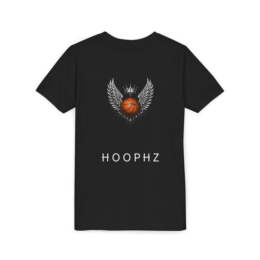CROWNED WINGS Youth Basketball T-Shirt