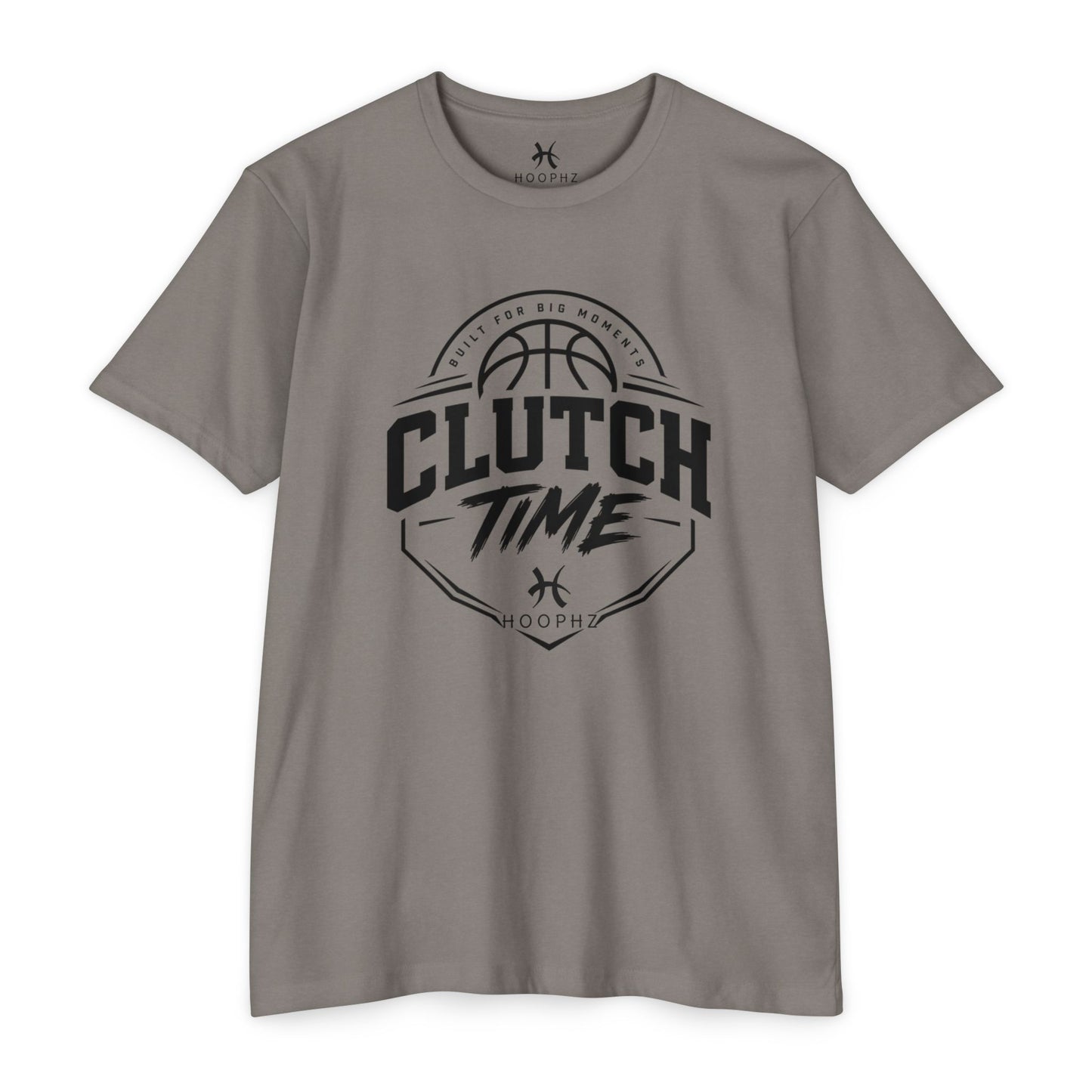 CLUTCH TIME Basketball Graphic T-Shirt