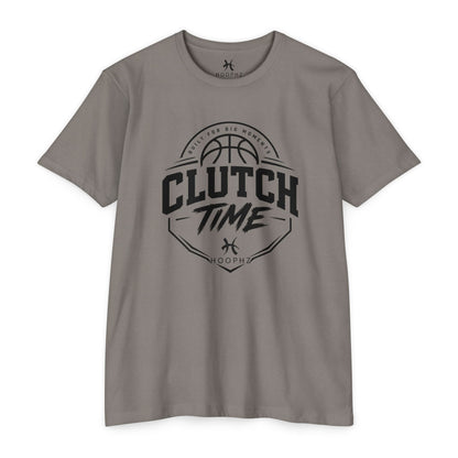CLUTCH TIME Basketball Graphic T-Shirt
