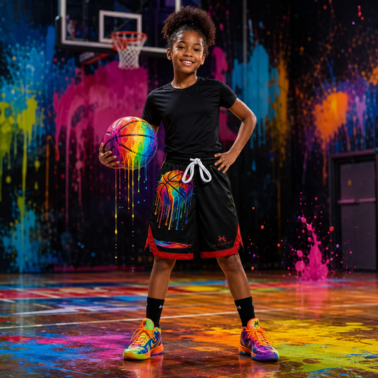 BASKETBALL DRIP Youth Shorts