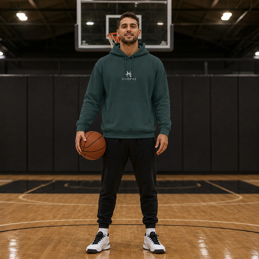 HOOPHZ Signature Embroidered Basketball Hoodie