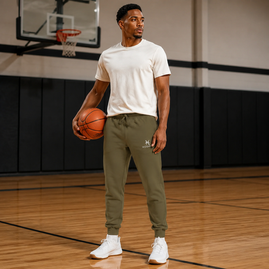 HOOPHZ Signature Embroidered Fleece Joggers