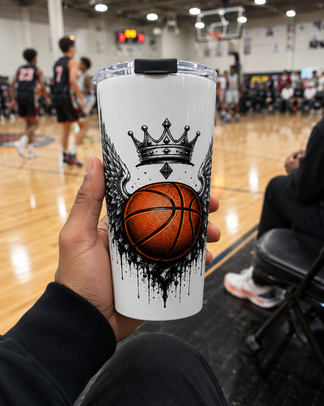 COURT ROYALTY 20oz Basketball Tumbler