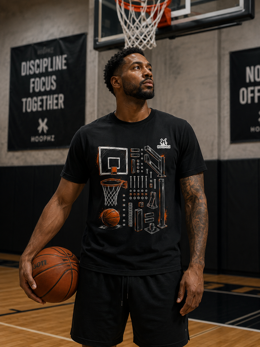 HOOP ANATOMY Basketball T-Shirt
