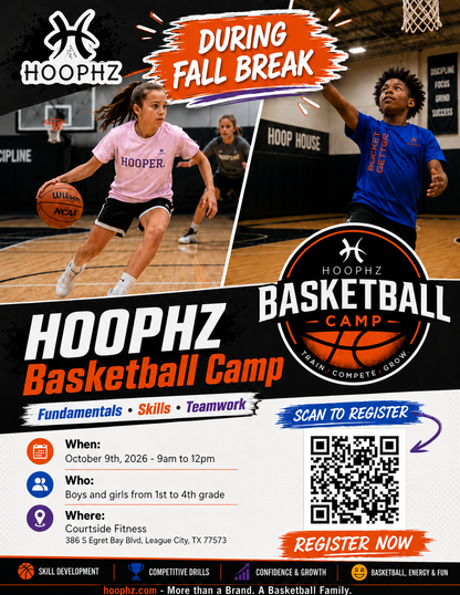 HOOPHZ Youth Basketball Camp – Fall Break – League City, TX