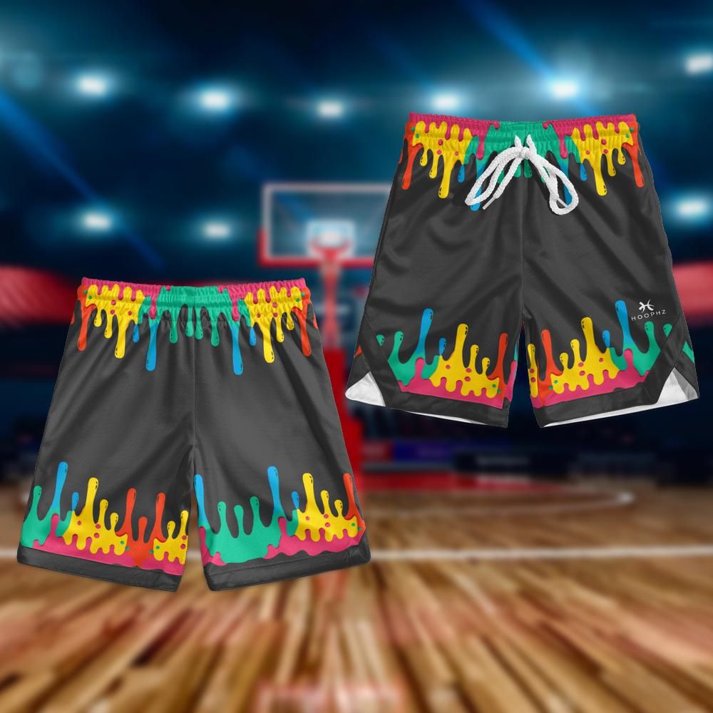 PAINT DRIP Youth Basketball Shorts